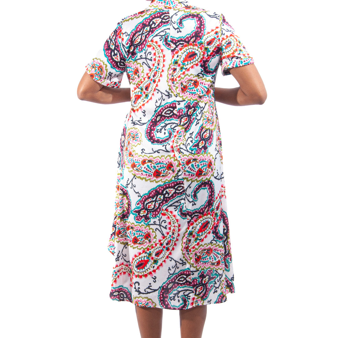 Satin Tiered Tunic
