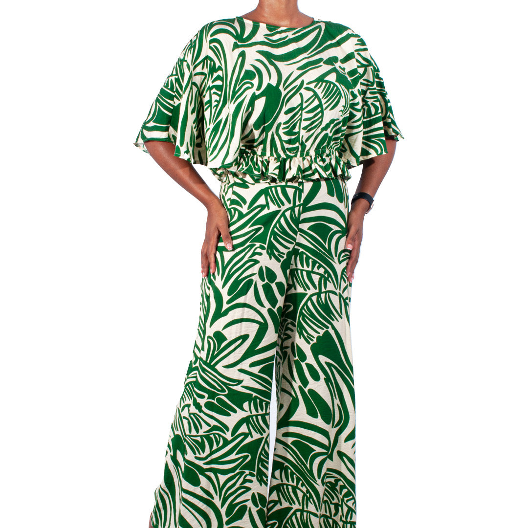 Printed Viscose Pants