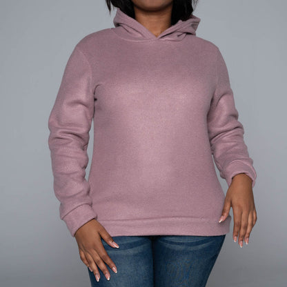 Mink Polar Fleece Hooded Top