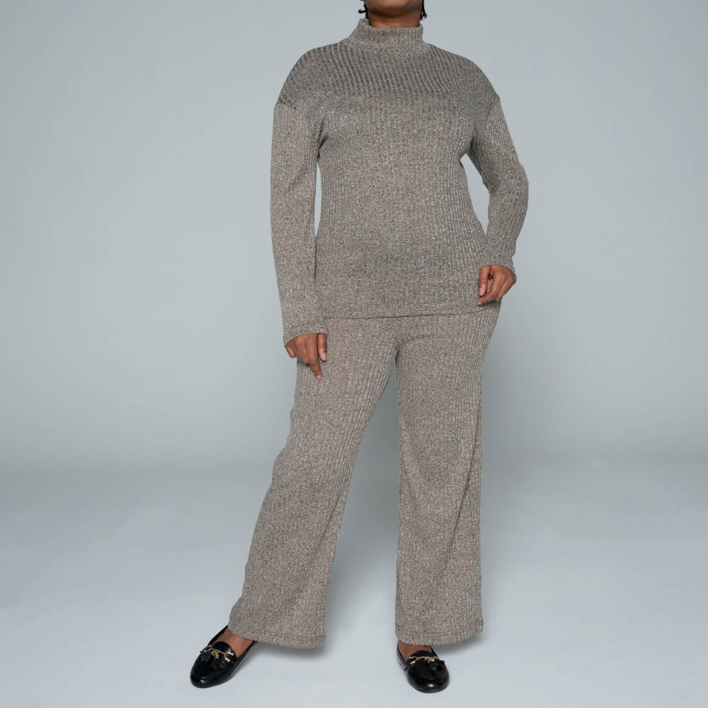 Taupe Rib Pants