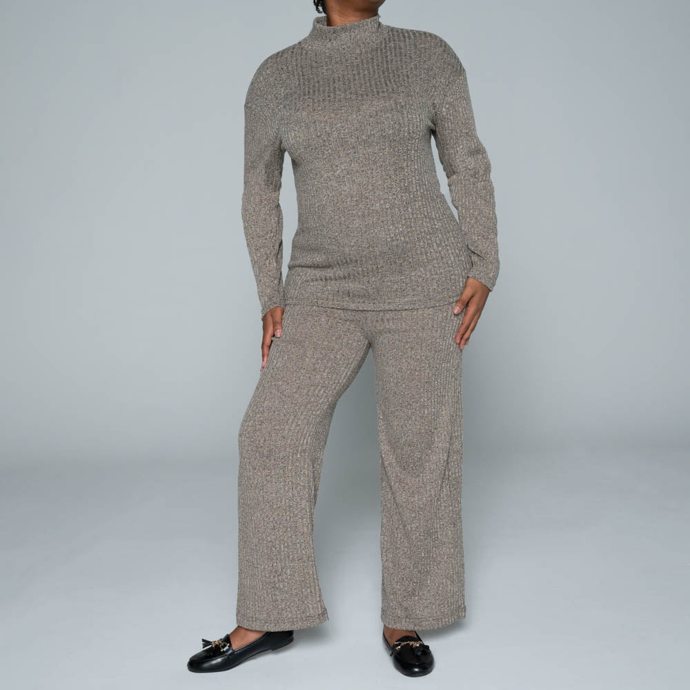 Taupe Rib Pants