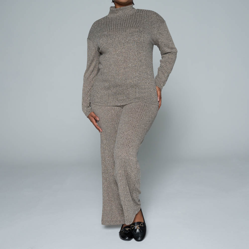 Taupe Rib Pants