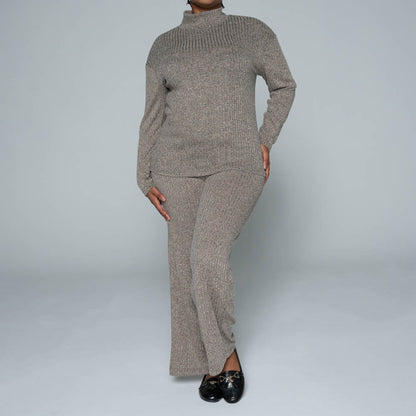 Taupe Rib Pants