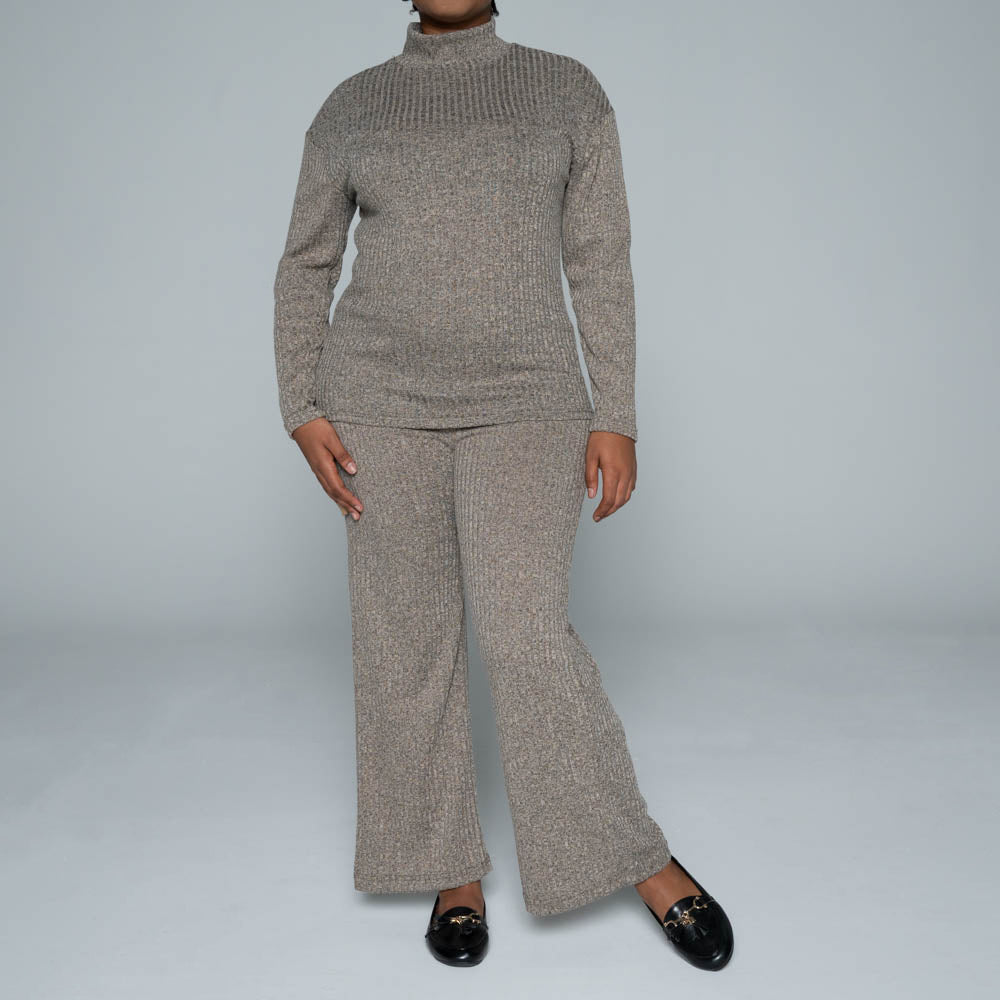 Taupe Rib Pants