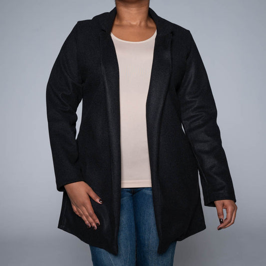 Black Melton Jacket