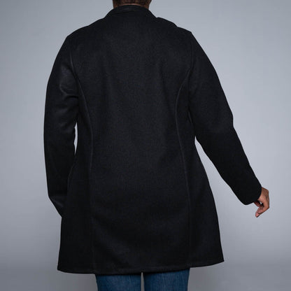 Black Melton Jacket