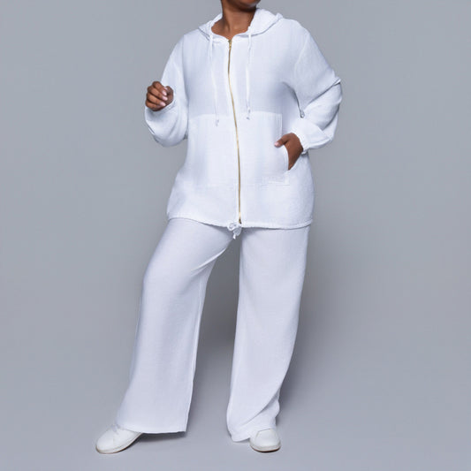 Optical White Pants