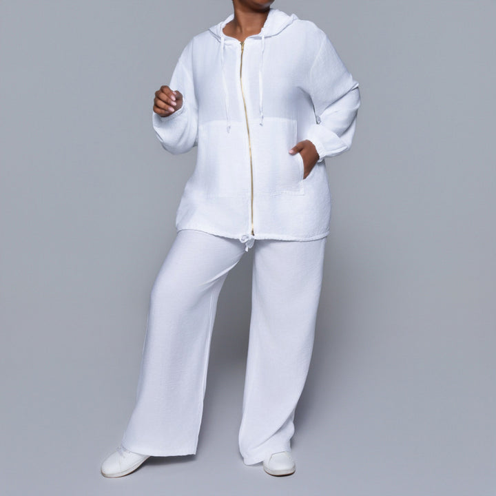 Optical White Pants