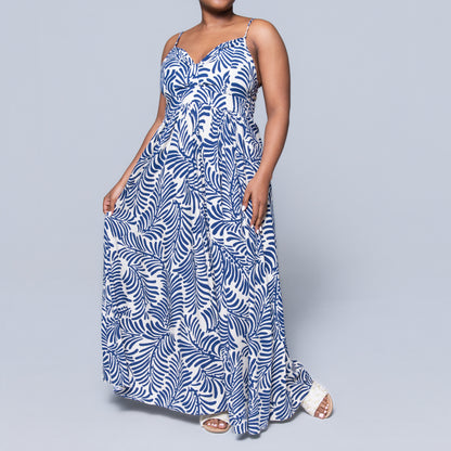Strappy Printed Dress