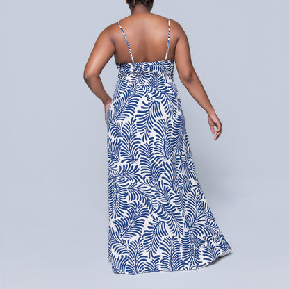 Strappy Printed Dress