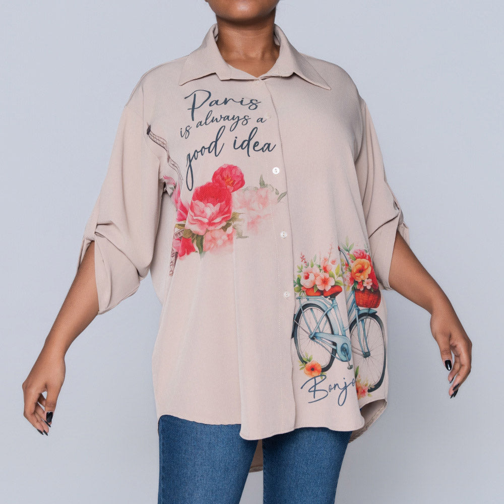 Statement Print Stone Top