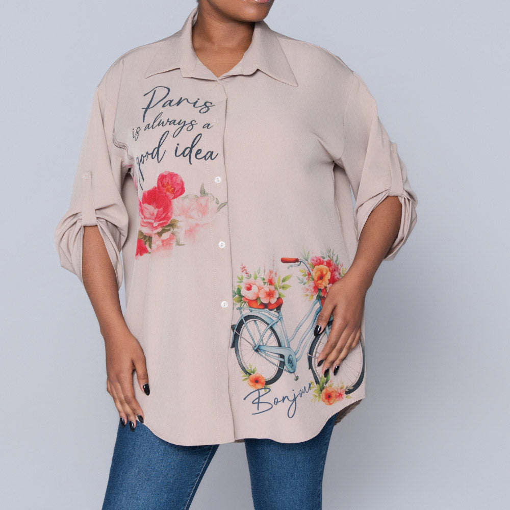 Statement Print Stone Top