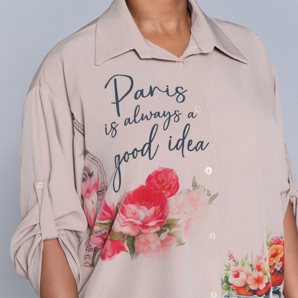 Statement Print Stone Top
