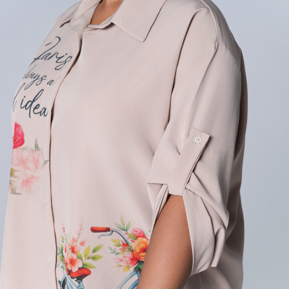 Statement Print Stone Top