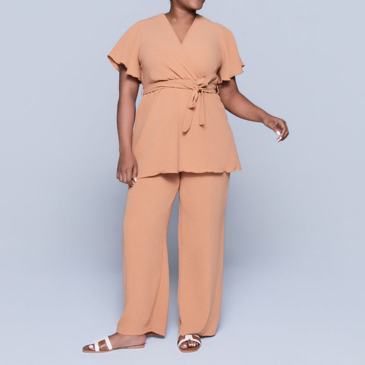 Camel Cross-Over Top