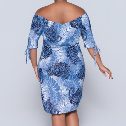 Printed Blue Ladies Tunic