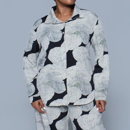 Ladies Printed Long Sleeve Top