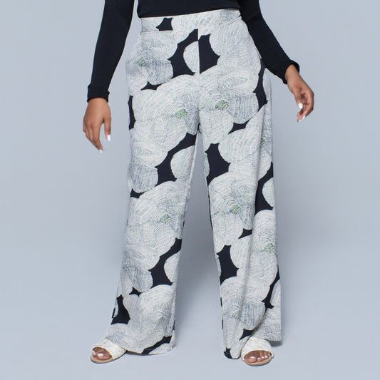 Ladies Printed Pocket Detail Pants