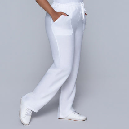 Optical White Pants