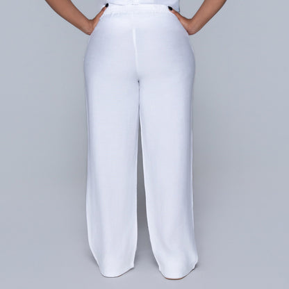 Optical White Pants