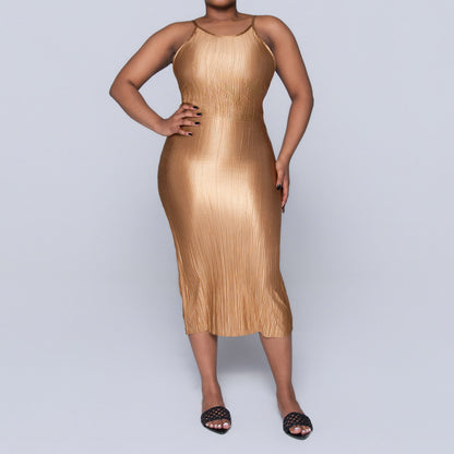 Stone Strappy Bodre Dress