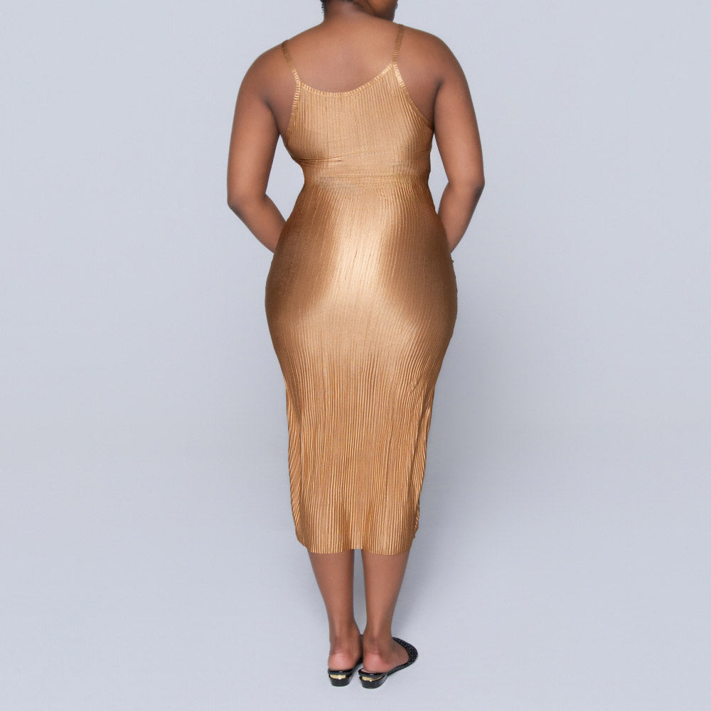 Stone Strappy Bodre Dress