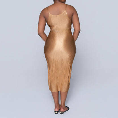 Stone Strappy Bodre Dress