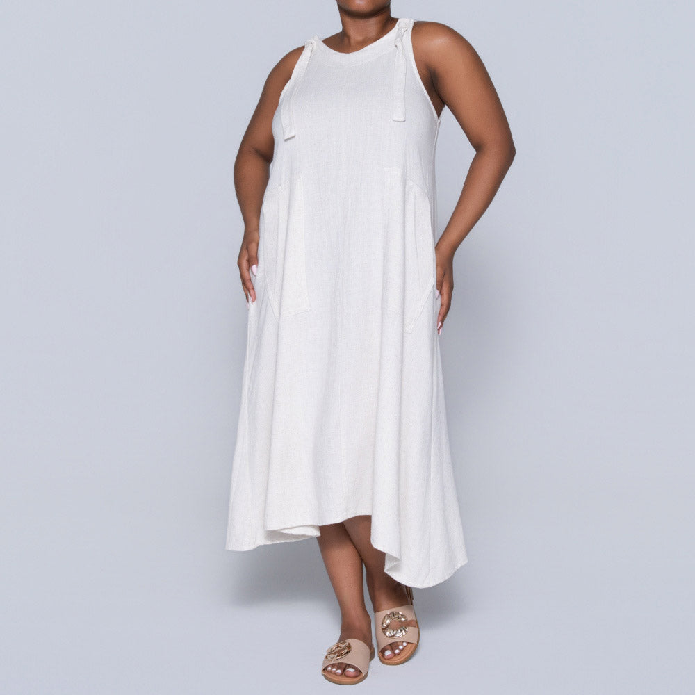 Sleeveless Linen Tunic