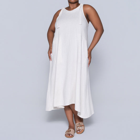 Sleeveless Linen Tunic