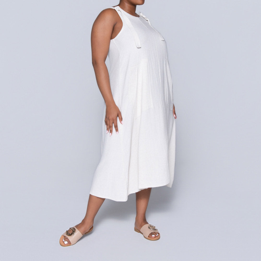 Sleeveless Linen Tunic