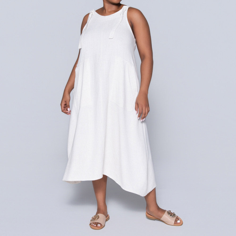 Sleeveless Linen Tunic