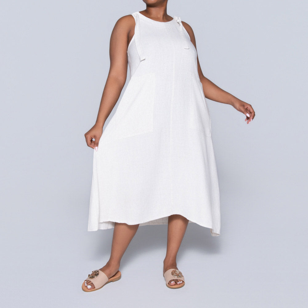 Sleeveless Linen Tunic