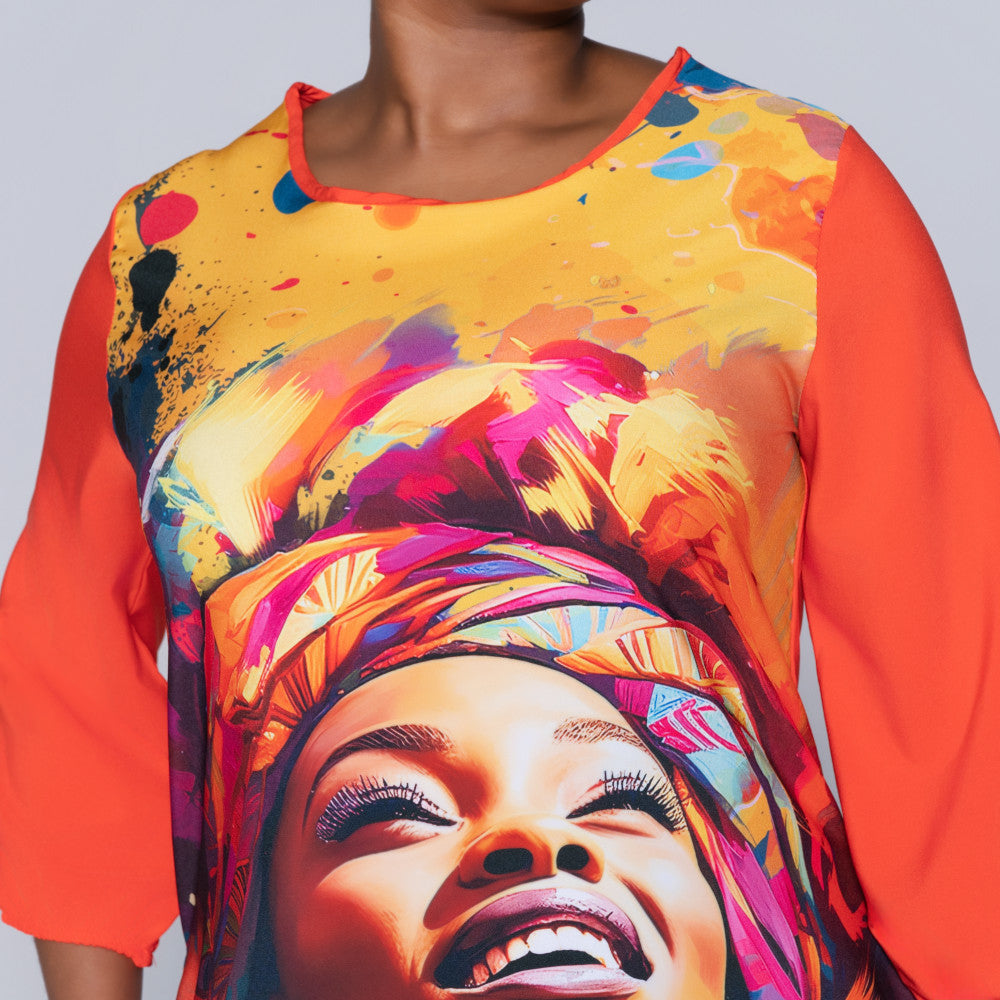 Face Print Tunic