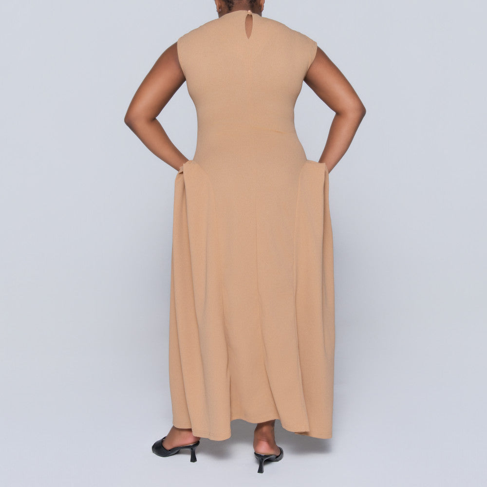 Ladies Side Pleat Dress