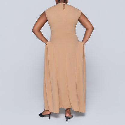 Ladies Side Pleat Dress