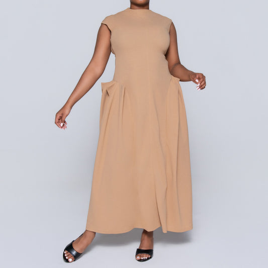 Ladies Side Pleat Dress