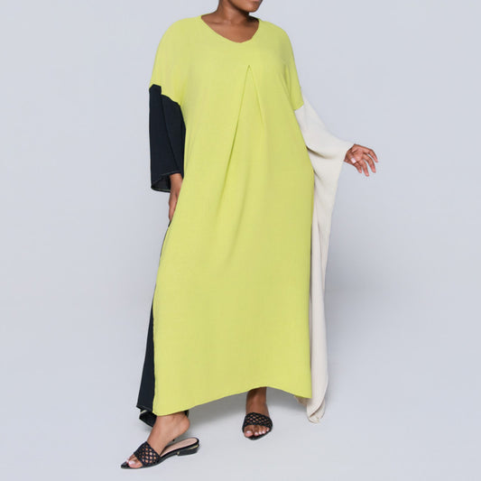 Airflow Colour Block Kaftan