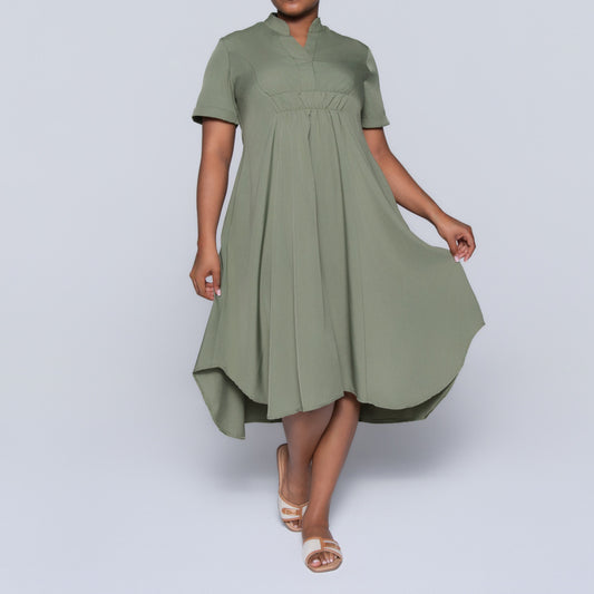Olive Short Sleeve Tunic
