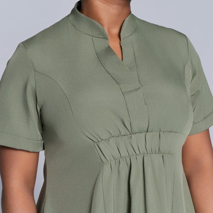 Olive Short Sleeve Tunic