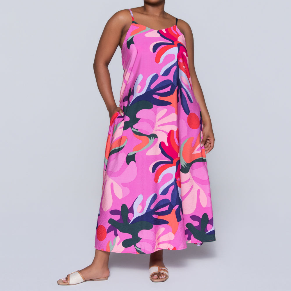 Ladies Printed Summer Dress