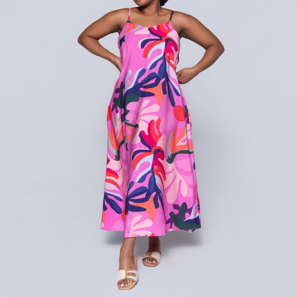 Ladies Printed Summer Dress