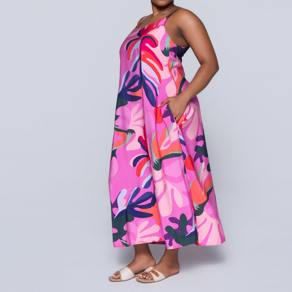 Ladies Printed Summer Dress