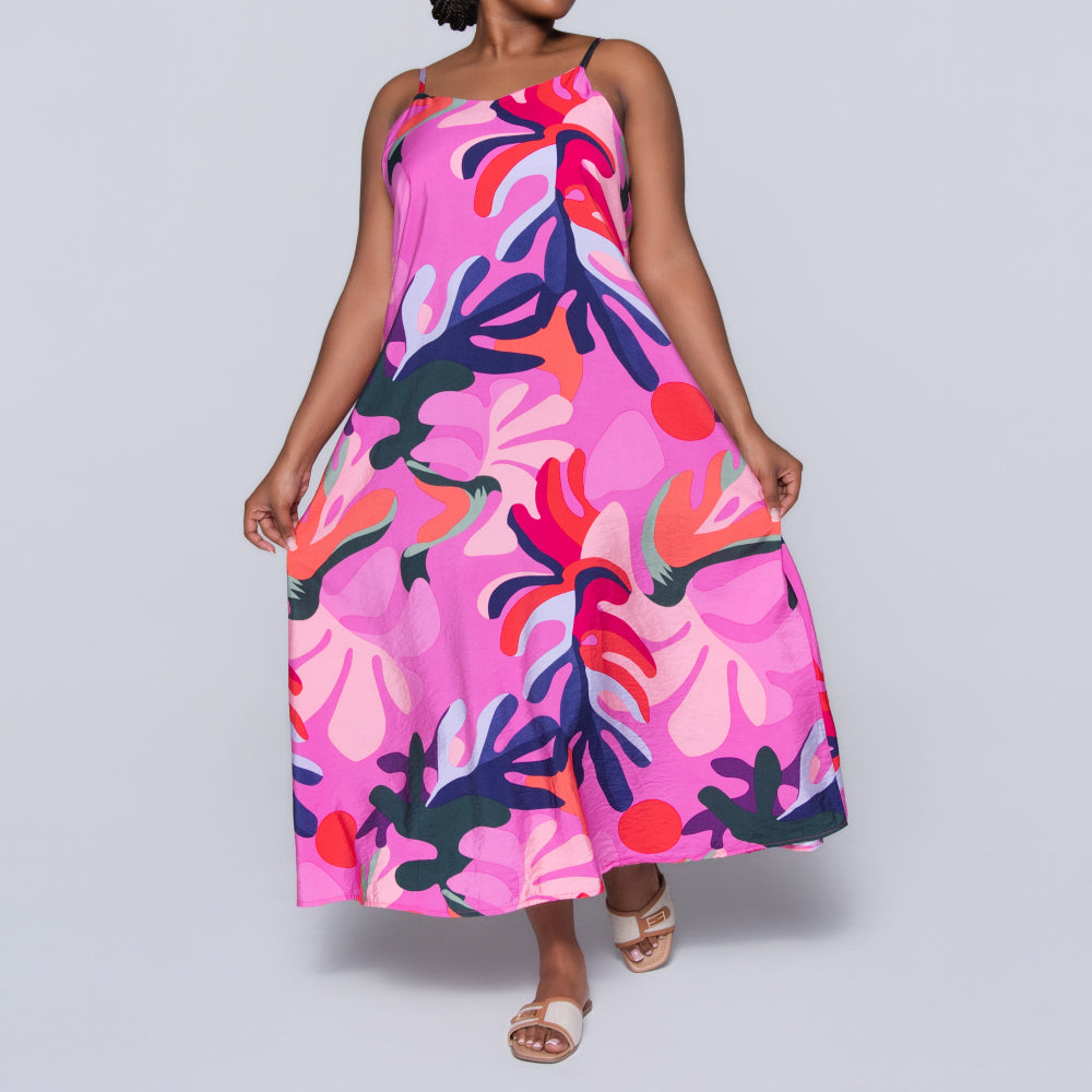 Ladies Printed Summer Dress
