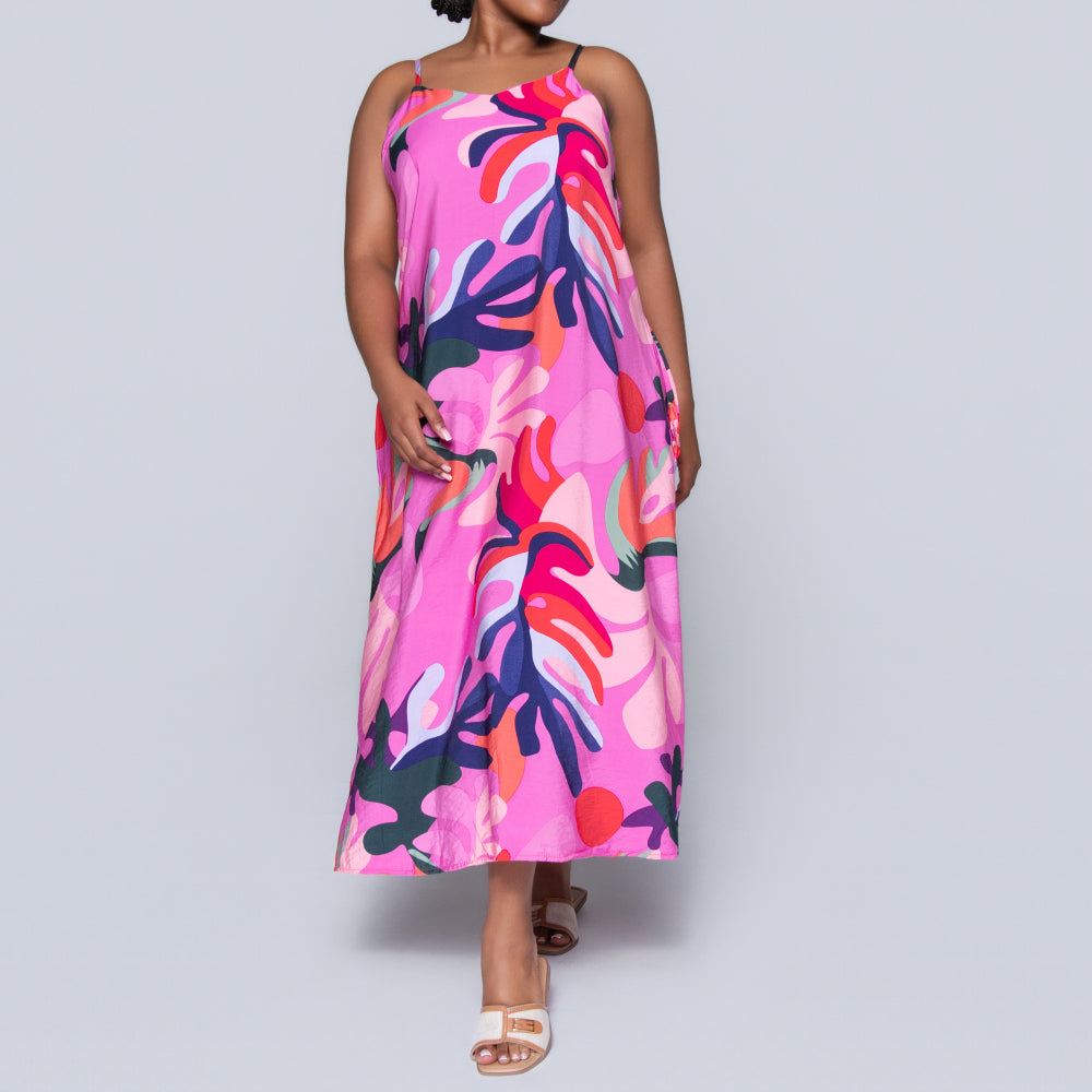 Ladies Printed Summer Dress