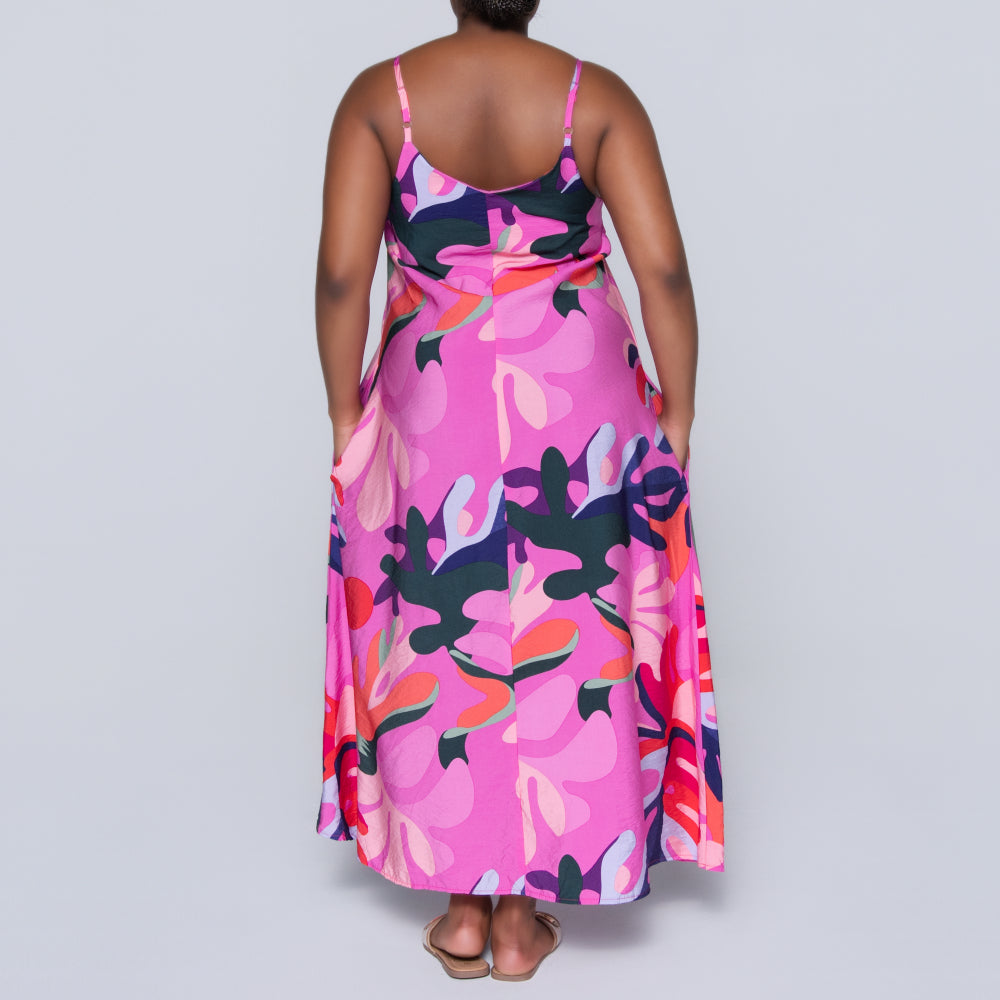 Ladies Printed Summer Dress