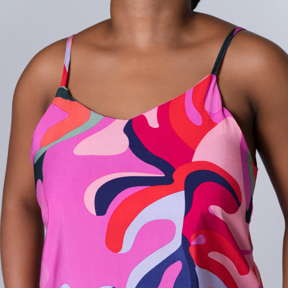 Ladies Printed Summer Dress