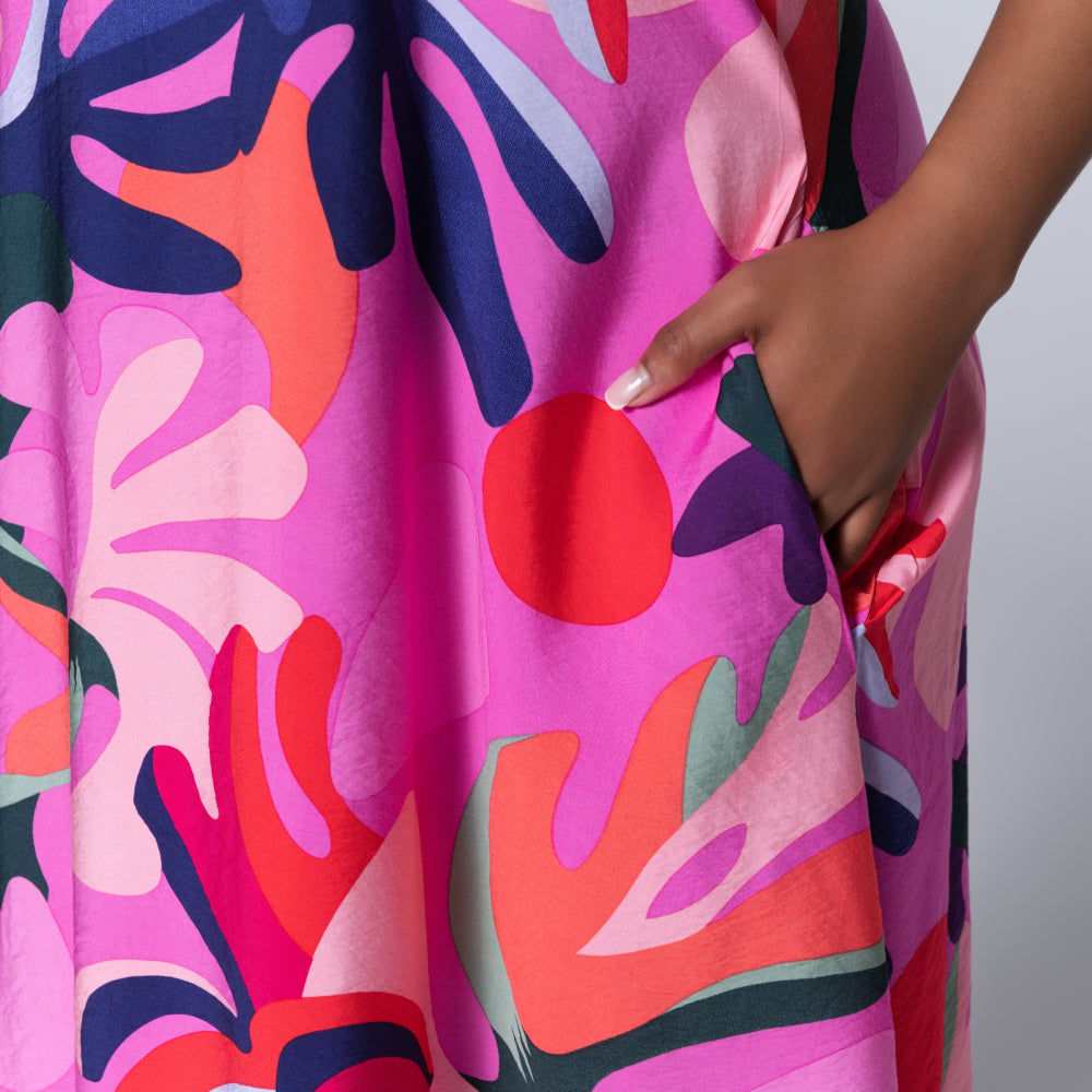 Ladies Printed Summer Dress