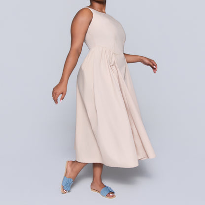 Stone Sleeveless Panel Dress