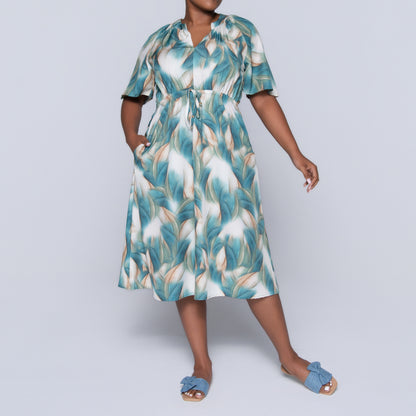 Sleeveless Printed Summer Dress