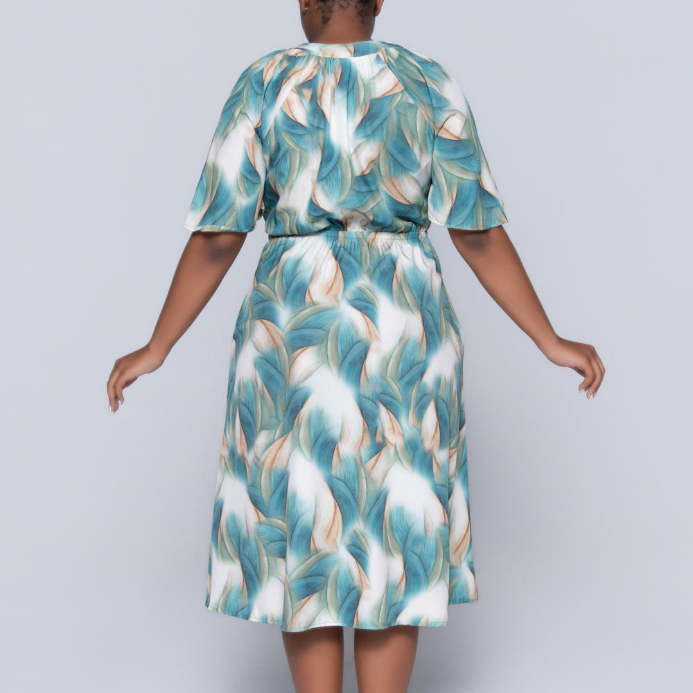 Sleeveless Printed Summer Dress